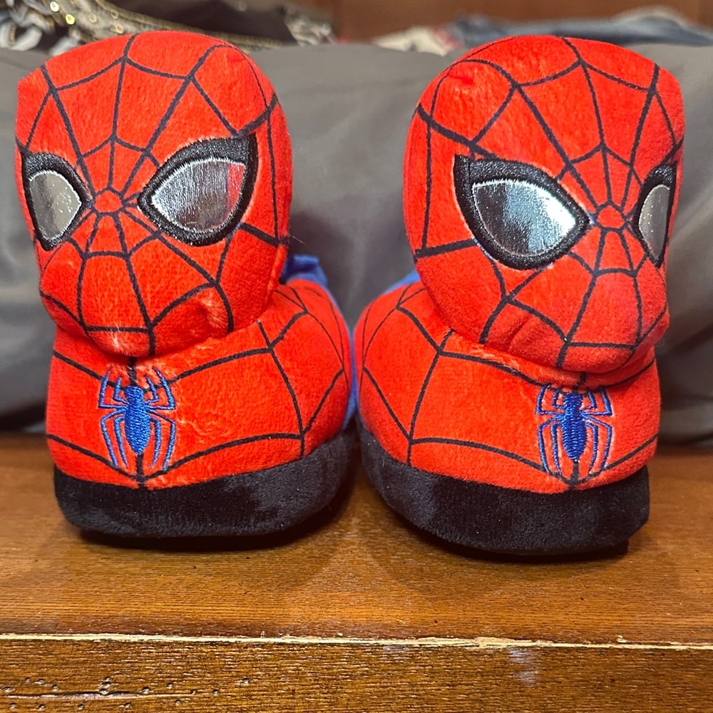 Marvel Spider-Man Red and Black Kids Slippers